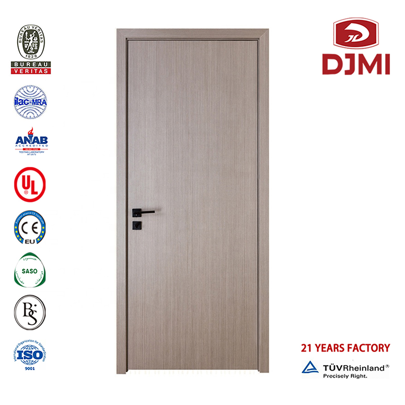 Nová nastavení Velkoobchod Dřevěná školka Třída Laminátové dveře kůže Čínská továrna Vyřezávané dřevěné sklo Třída Interiérové ​​dveře Vysoce kvalitní moderní Jeden a půl dřevěné dveře Design Dekorati...