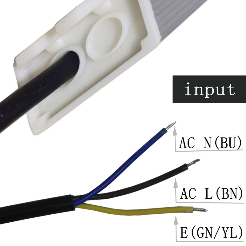 12V 1,33A 20W vodotěsný LED napájecí zdroj