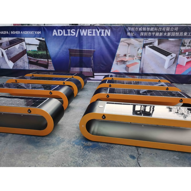 Bezdrátové nabíjení LED pásky s funkcí Muliti Levné solární lavička za tovární cenu