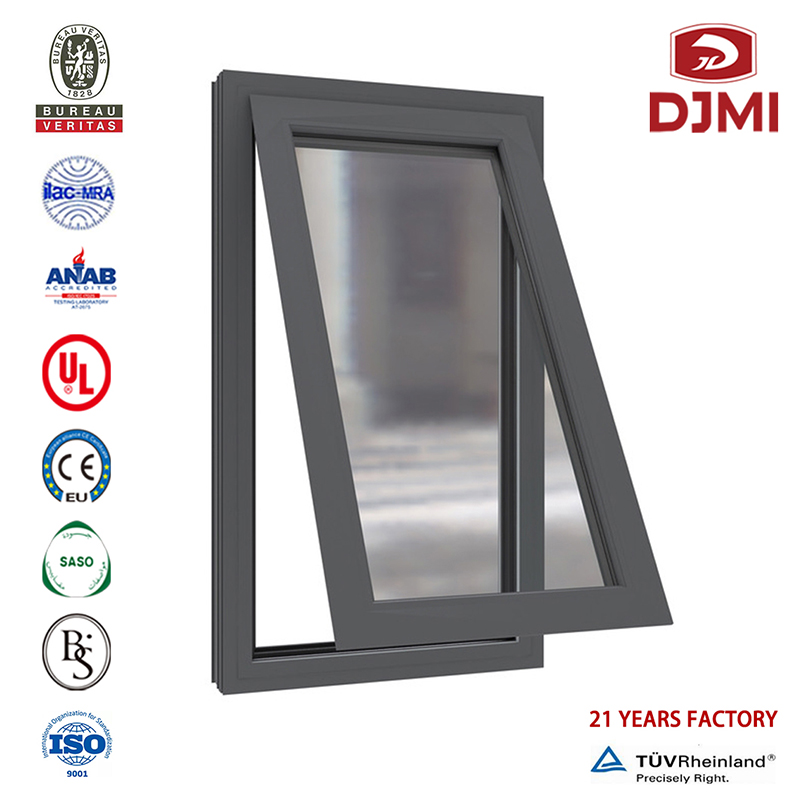 Výrobce Price Tilt Turn Window Mechanism Multifunkční Durable Swing Wood Barevné okno Tilt Sash Windows Professional Aluminum Swing Windows with Clear Tempered Glass Grill Design Casement Factory Lowest Price Window
