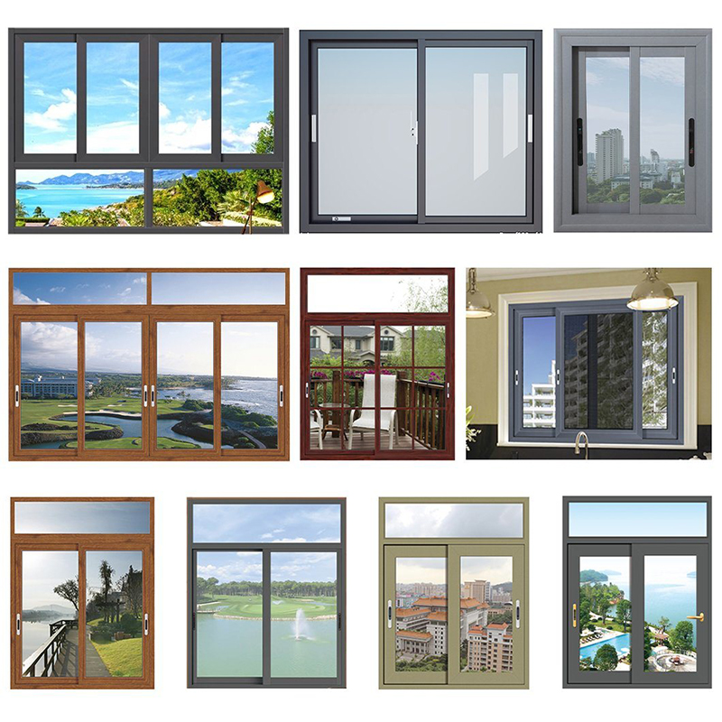 Zbrusu nový hliník Fixed Thermal Protection Glass Sliding Sliding Window Hot Prodling Thermal Break for Passive House Sliding Window Multifunkční Highends Euro Thermal Break System Sliding Window German Double Glazing