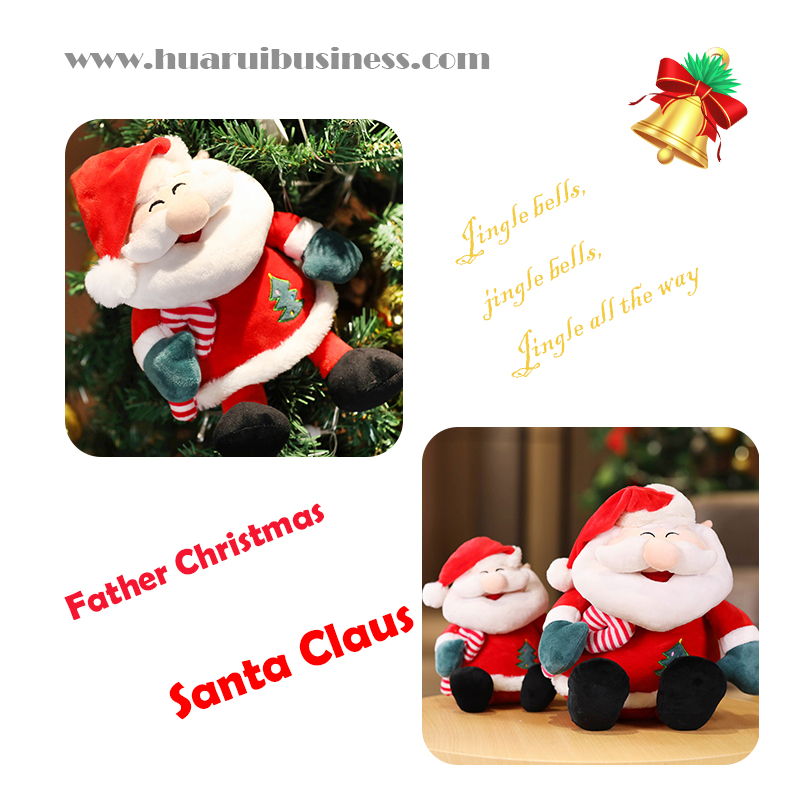 otec Christmas/Santa Claus plyšová hračka/plyšová panenka/vánoční dárek/vánoční stromová ozdoba panenka
