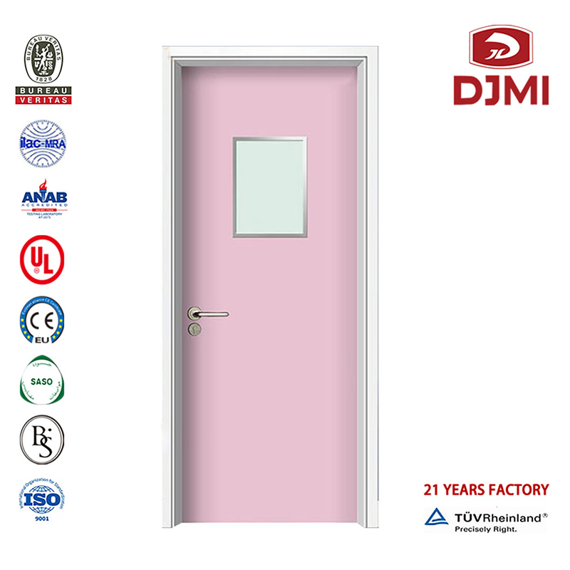 Vlastní moderní přístup Wood Aluminium Glass Door Design Hospital Double Doors Nová nastavení Wood Doors Design Pevná Čína Manufactory Door Hospital Chinese Factory Clinic Interior Hospital