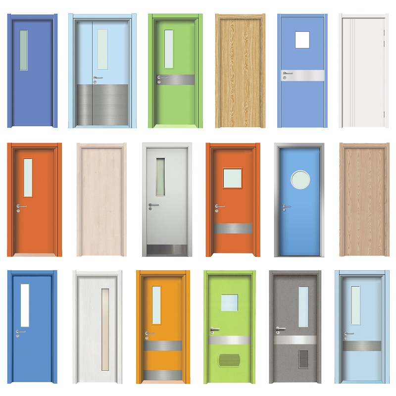 Levná Teak Main Forged Wood Church Doors for Sale Firefoy Hospital Door Customized Kingdom Forged Wood Washroom Nastavuje dveře krásné nemocnice nové nastavení dřevěné toalety Příslušenství Rigid Hospital Dvířka