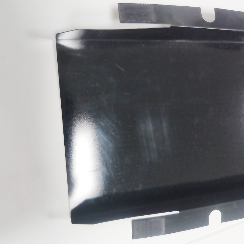 Izolační fólie pro napájecí baterii 0,5 mm černé izolační těsnění Vysokoteplotní odolná izolace PC zpracovávající vlastní tvarování