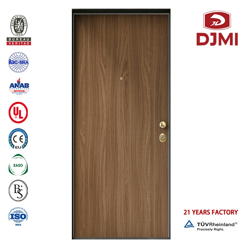 Vysoká kvalita 1.5 Hours Rated Composite Fire Doors Modern í Wood Door navrhuje levné předražené dveře v Šanghaji Externí dveře pro oheň s Visionem panel přizpůsobený pro Hl Laminované dveře Highrise Building Solid Wood P...
