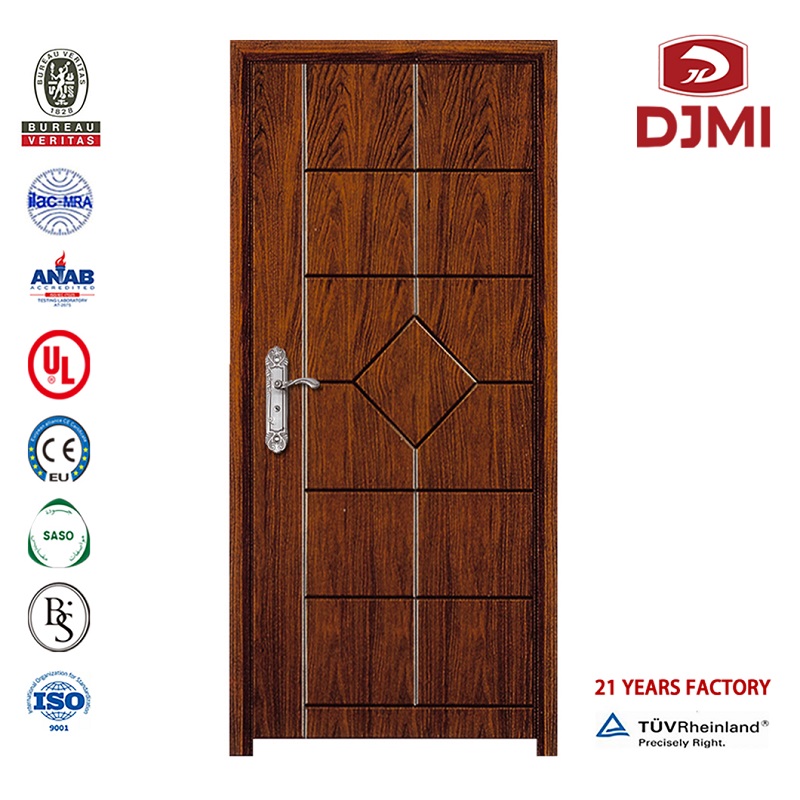 Vlastní Asd Armoured Security Doors Interiér Front Pevné dřevěné obrněné dveře nové obrněné dveře Hdf Bedroom Wood přední dveře Designs Chinese Factory Armured Security Pevný dřevěný materiál