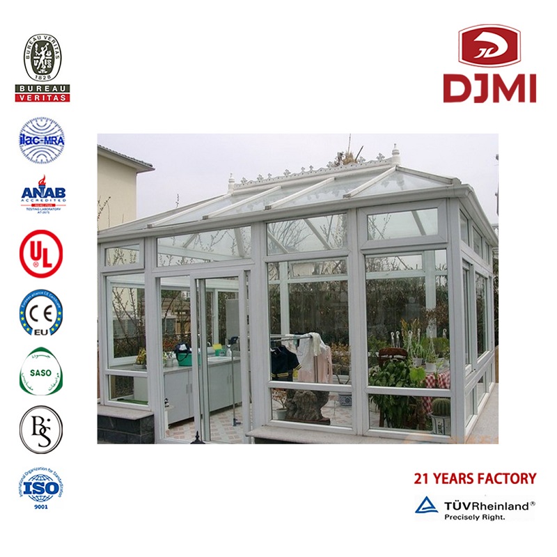 Profesionální Panels Glass Houses Portable Aluminum Sunroom New Design High Quality Lowes Sunrooms Glass Green House Brand New Aluminium Design Izolované sklo Sunroom Aluminum Sunroom