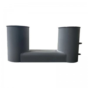 Mořské křižové formy leštěného bronzového kotvení s jedním/dvojitým křížem bitt bollards