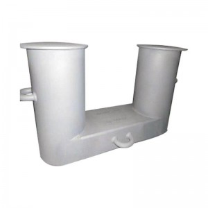 Ocelová loď příslušenství dvojité křížové bollard pro kotvení lodí