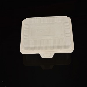 Vysoce kvalitní kompostovatelná biologicky rozložitelná kukuřičná polední krabička