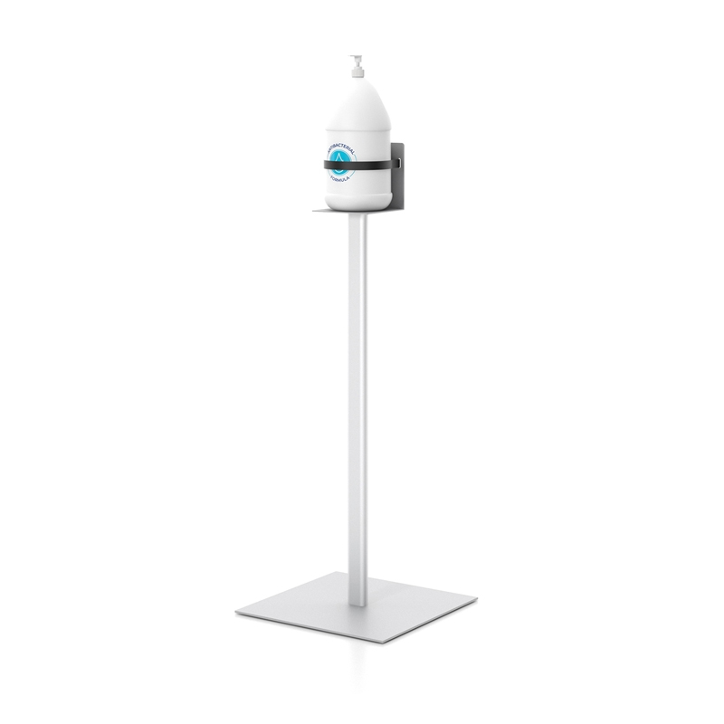 TMJ712 Upravené přenosné podlahy Standing Hand Sanitizer Distance Display Stand frame nastavitelný