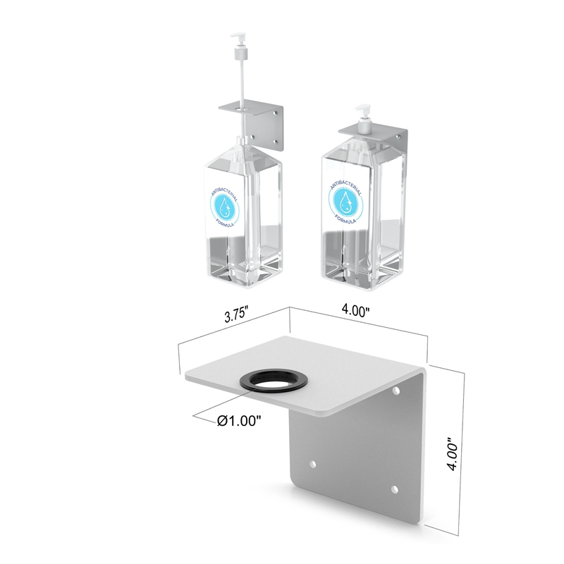 TMJ712 Upravené přenosné podlahy Standing Hand Sanitizer Distance Display Stand frame nastavitelný