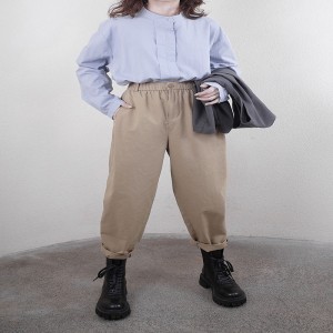 Loosefit-fitting design Minimalist Stylish Casual Solid color Striped Checked oversized custom 17718 Round obojek košile