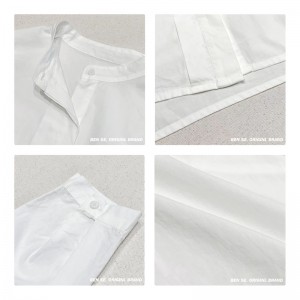 Loosefit-fitting design Minimalist Stylish Casual Solid color Striped Checked oversized custom 17718 Round obojek košile