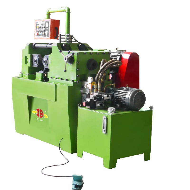 HB-50 Automatická dvoušachová hydraulická výztuž Thread Rolling Machine cena v čínském průměru 6-50mm