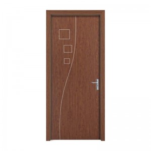2021 výrobce dřevěných dveří nový design WPC dveře odolné proti požáru