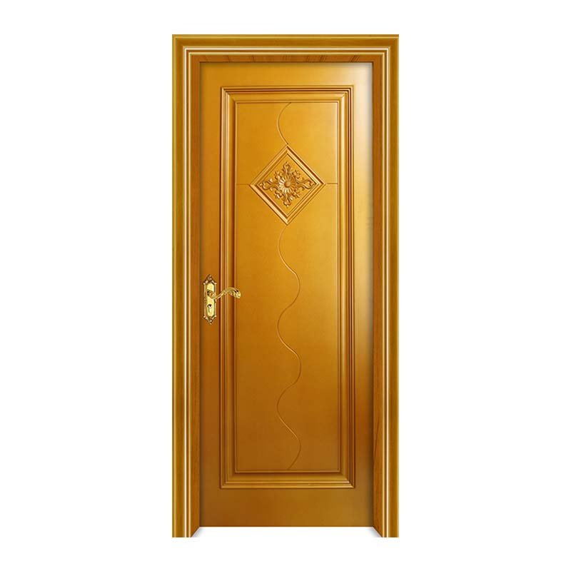 Čína WPC dveře kůže Paint dřevěné houpačky interiérové ​​dveře zvukotěsné dveře odolné proti plísním se zámkem