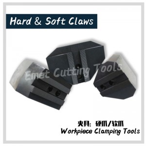 Příslušenství a tvarovky obráběcích strojů Emet \\/ Upínací nástroje obrobků \\/ Tvrdé a měkké drápy \\/ Sklíčidlo