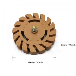 4 Inch Rubber Erasér Kola Decal Odstranění kola Decal Stěhovací tapeta Keramické čisticí nástroje