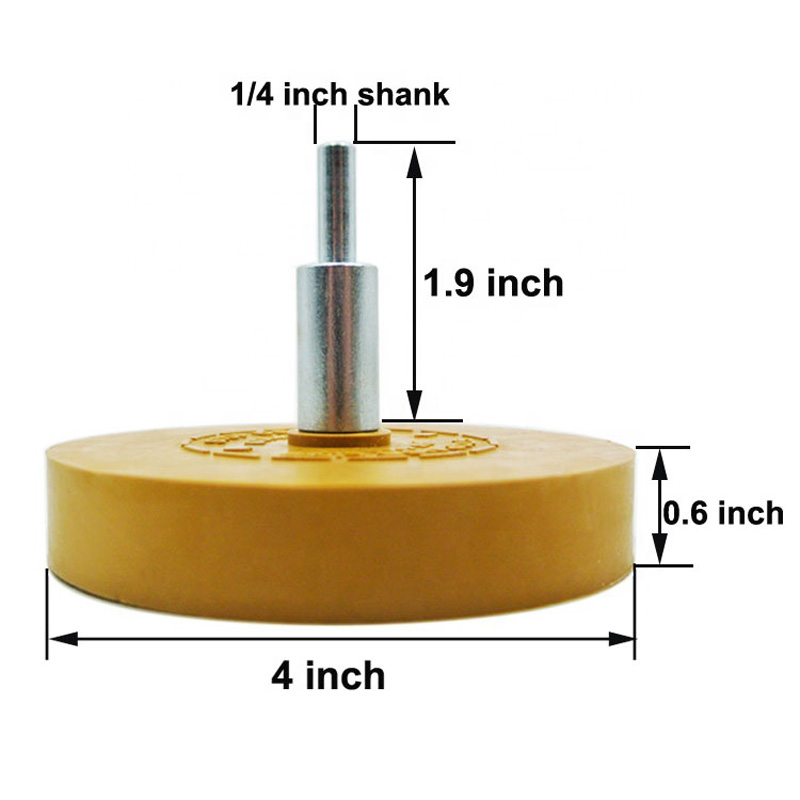 Gumová třepačka Kola dekální gumovací guma pro odstranění kol Universal Car Glue Adhesive Sticker Remover-Juntengda