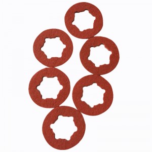 Kulatý rychlý papír odolný proti vysoké teplotě, ohnivzdorný červený rychlý papír, elektroizolační papír