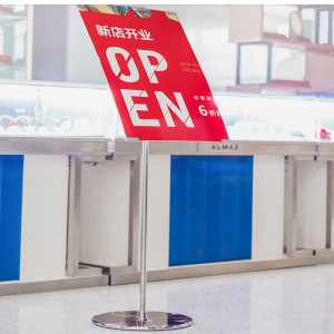 TMJ PP-557 Levný venkovní plakátový reklamní reklamní stojan s rolovacím bannerem