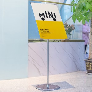 TMJ PP-557 Levný venkovní plakátový reklamní reklamní stojan s rolovacím bannerem