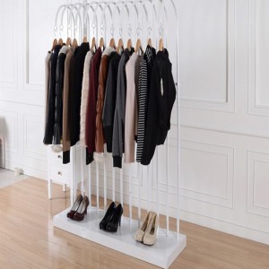 TMJ PP-567 Gold Retail Store Fixture Garment Shop Zařízení Display Rack