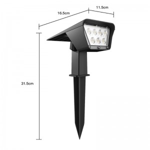 Solární bodové zahradní světlo