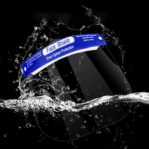 2021 Velké čočky Transparentní antimlhový ochranný kryt proti bublinkové tváři s elastickou čelenkou