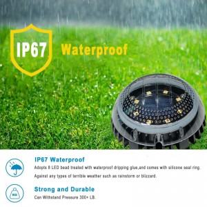 Solární pozemní lampa - zahradní světla