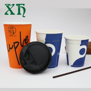 8.12.16 oz papírové kelímky s jednou stěnou