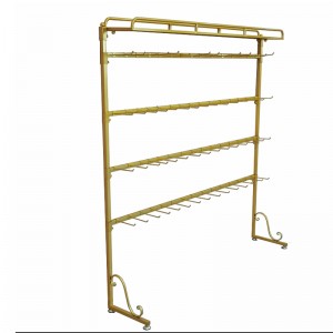 TMJ PP-580 Movité hákové police věšet náušnice náhrdelník šperkovnice