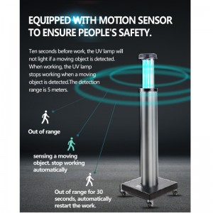 UVC dezinfekční vůz