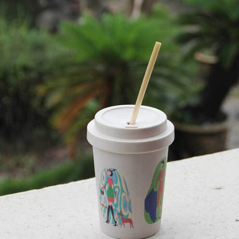 Přizpůsobené délky slámy z přírodní pšenice, ekologicky šetrné slámy, biologicky odbouratelné slámy na pití