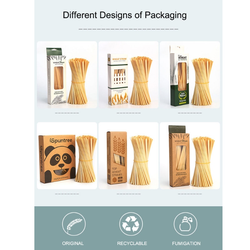 Přenosná kukuřičný škrob slámka na pití biologicky odbouratelná kompostovatelná sláma