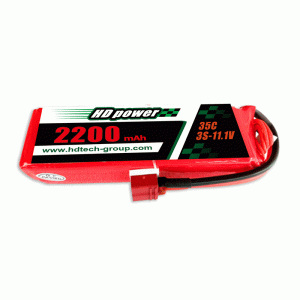 HD POWER 2200mAh 35C 3S 11.1V lipo baterie