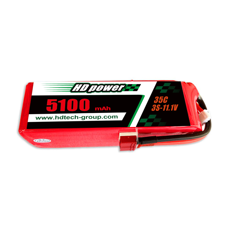 HD POWER 5100mAh 35C 3S 11.1V lipo baterie