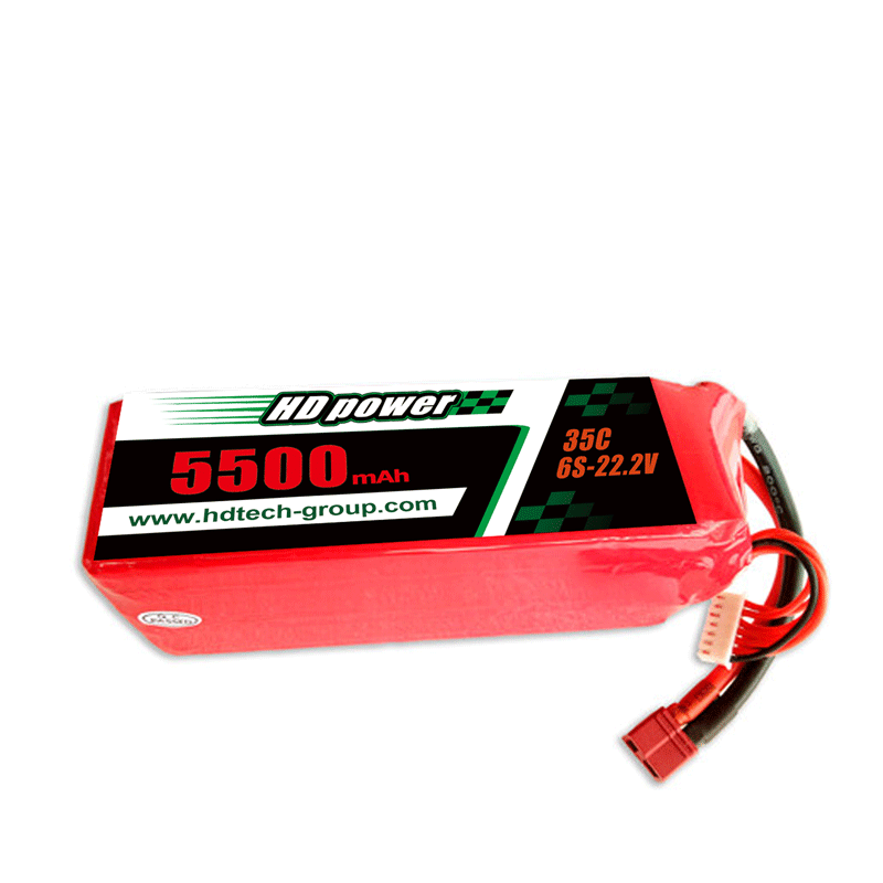 HD POWER 5500mAh 35C 6S 22,2V lipo baterie