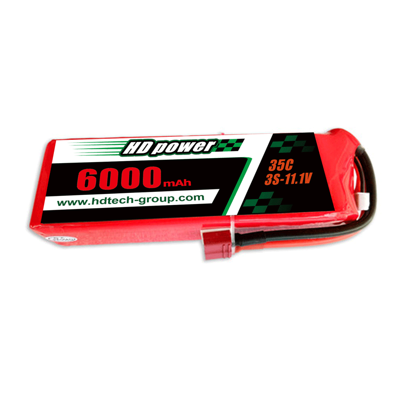 HD POWER 6000mAh 35C 3S 11,1V lipo baterie