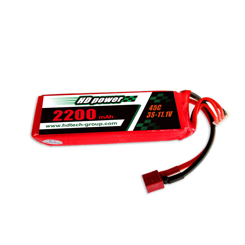 HD POWER 2200mAh 45C 3S 11.1V lipo baterie