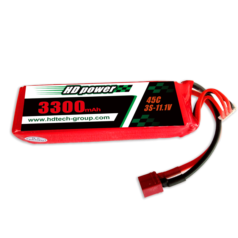 HD POWER 3300mAh 45C 3S 11.1V lipo baterie