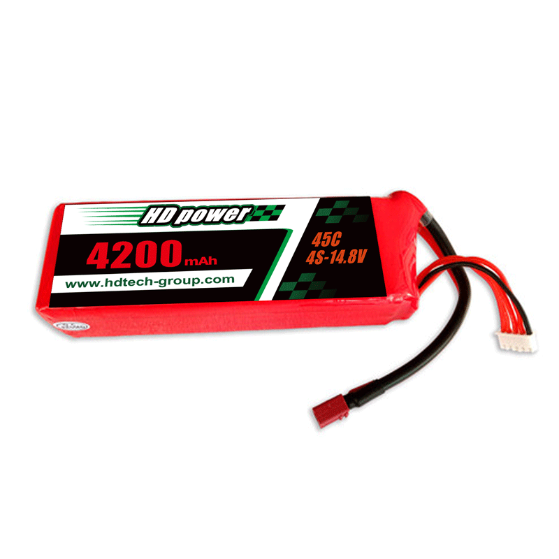 HD POWER 4200mAh 45C 4S 14.8V lipo baterie