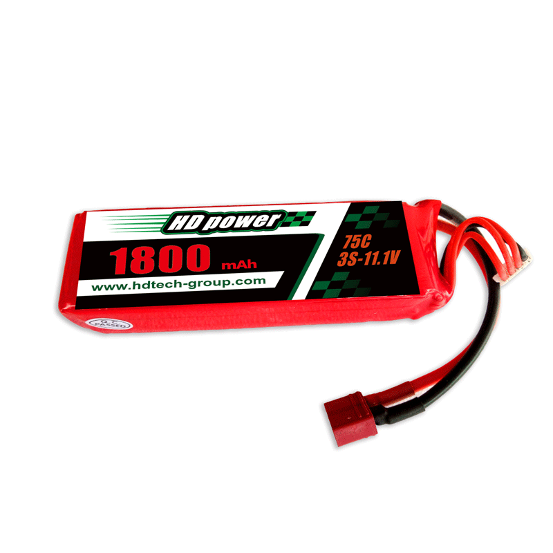 HD POWER 1800mAh 75C 3S 11.1V lipo baterie