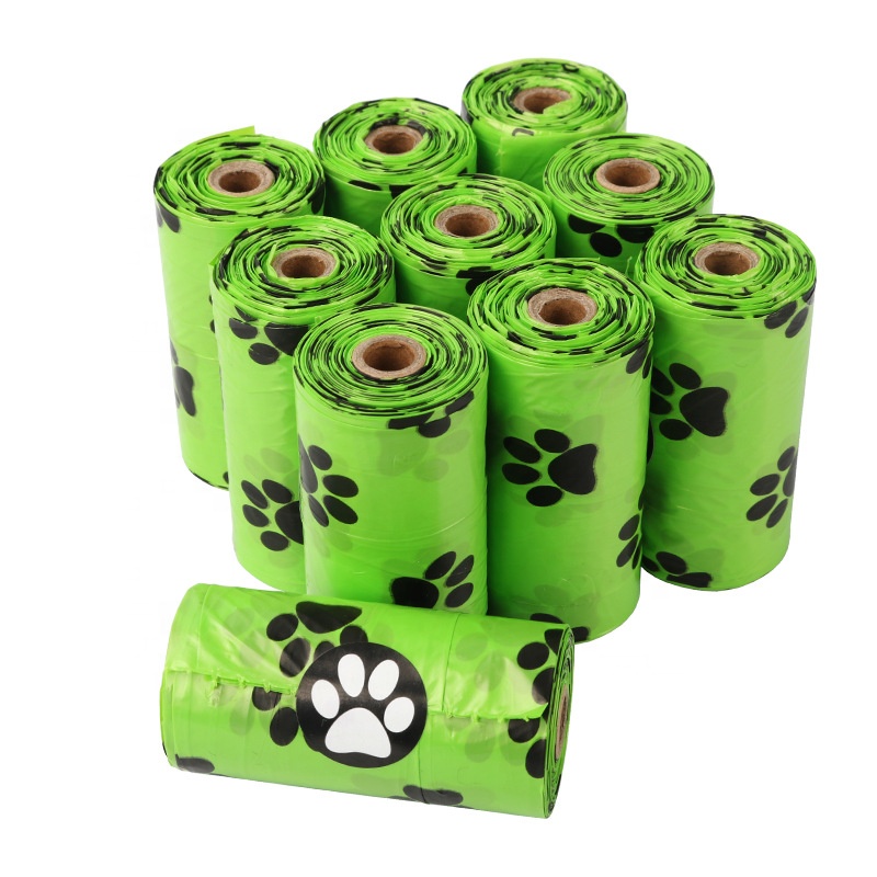 Kukuřičný škrob Složitý kukuřičný škrob Domácí odpad Biodegradovatelný Dog Poop Bag Disposable Eco Friendly Dog Waste Bag