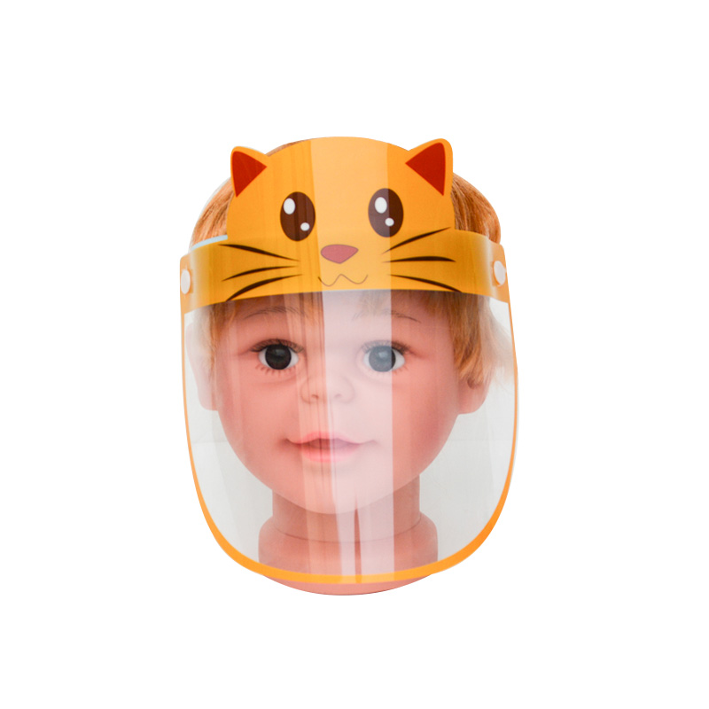 Bezpečnostní ochranný štít s celoobličejovým štítem Štít na obličejový štít Elastický štít na obličej transparentní pro děti