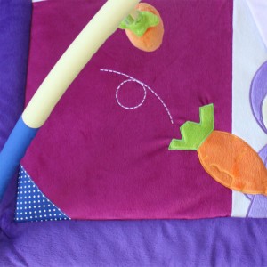 Čtvercová hrací podložka - králík