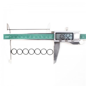 Spot velkoobchodní průměr 0,8 palce černá jednorázová vysoce elastická gumička do vlasů