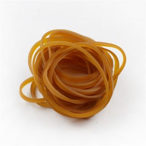 Výrobci na zakázku rozšířili gumičky žluté transparentní vysoce elastické houževnatosti průmyslové zemědělské gumičky